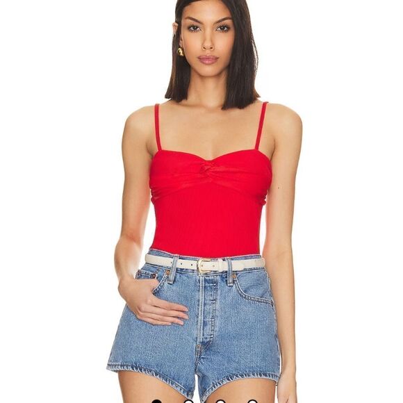 NWT Citizens of Humanity Emi Twist Cami in Coral Balm - Picture 2 of 9